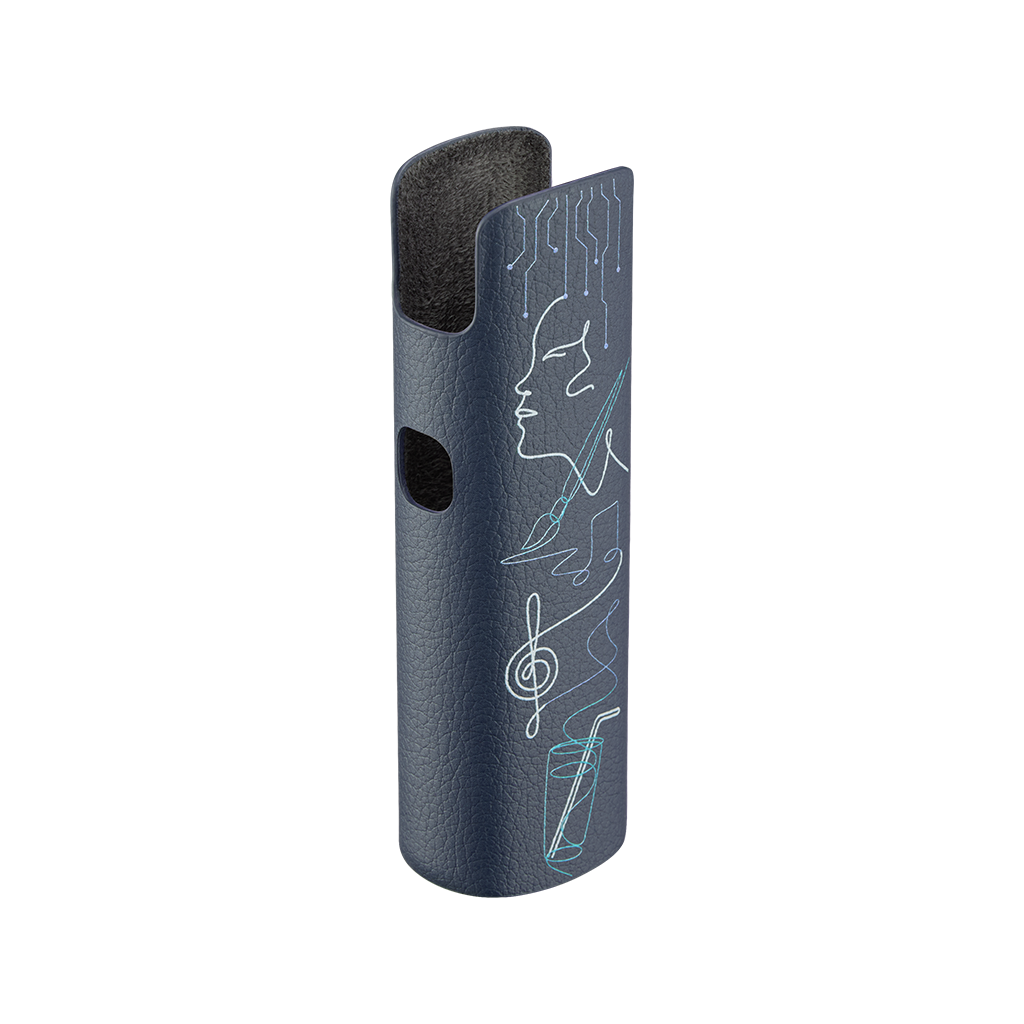 Чехол из экокожи для lil SOLID 3.0 (лимитированная коллекция), Темно-синий