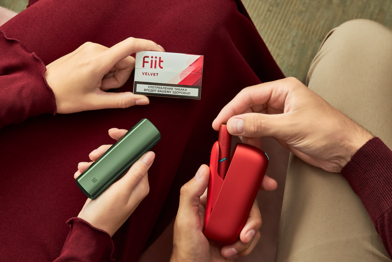 Устройства lil SOLID и IQOS