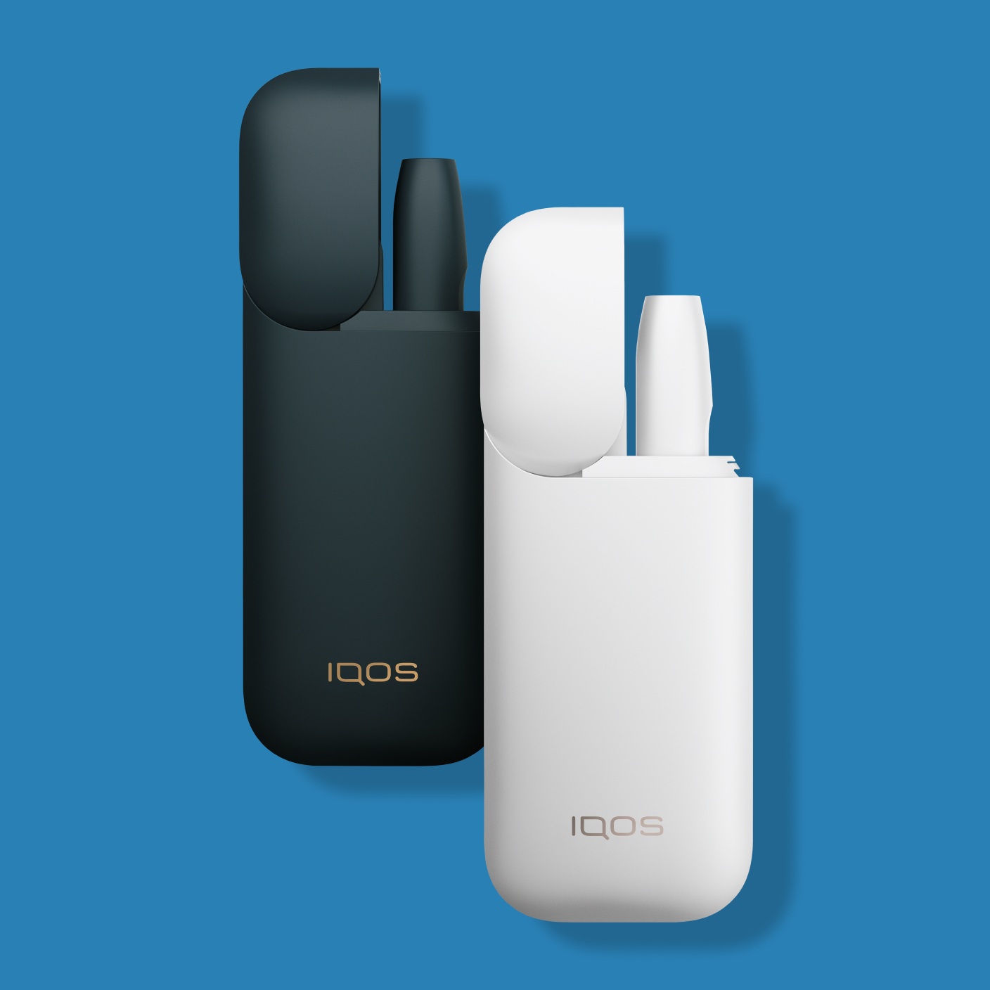 Устройства IQOS 2.4 PLUS Черного и белого цвета